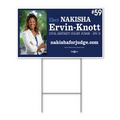 Yard Sign 18'' x 24'' Single-sided- ON SALE NOW ORDER 50+ SIGNS!!!!
